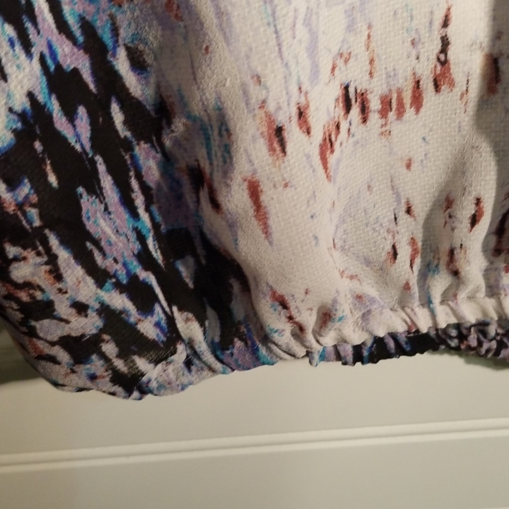 Ellen Tracy long sleeve vintage silky blouse - Picture 3 of 5